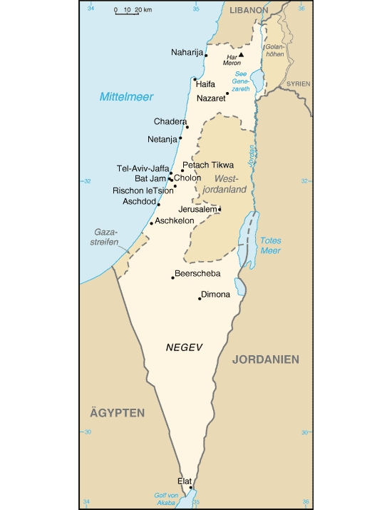 israel karte