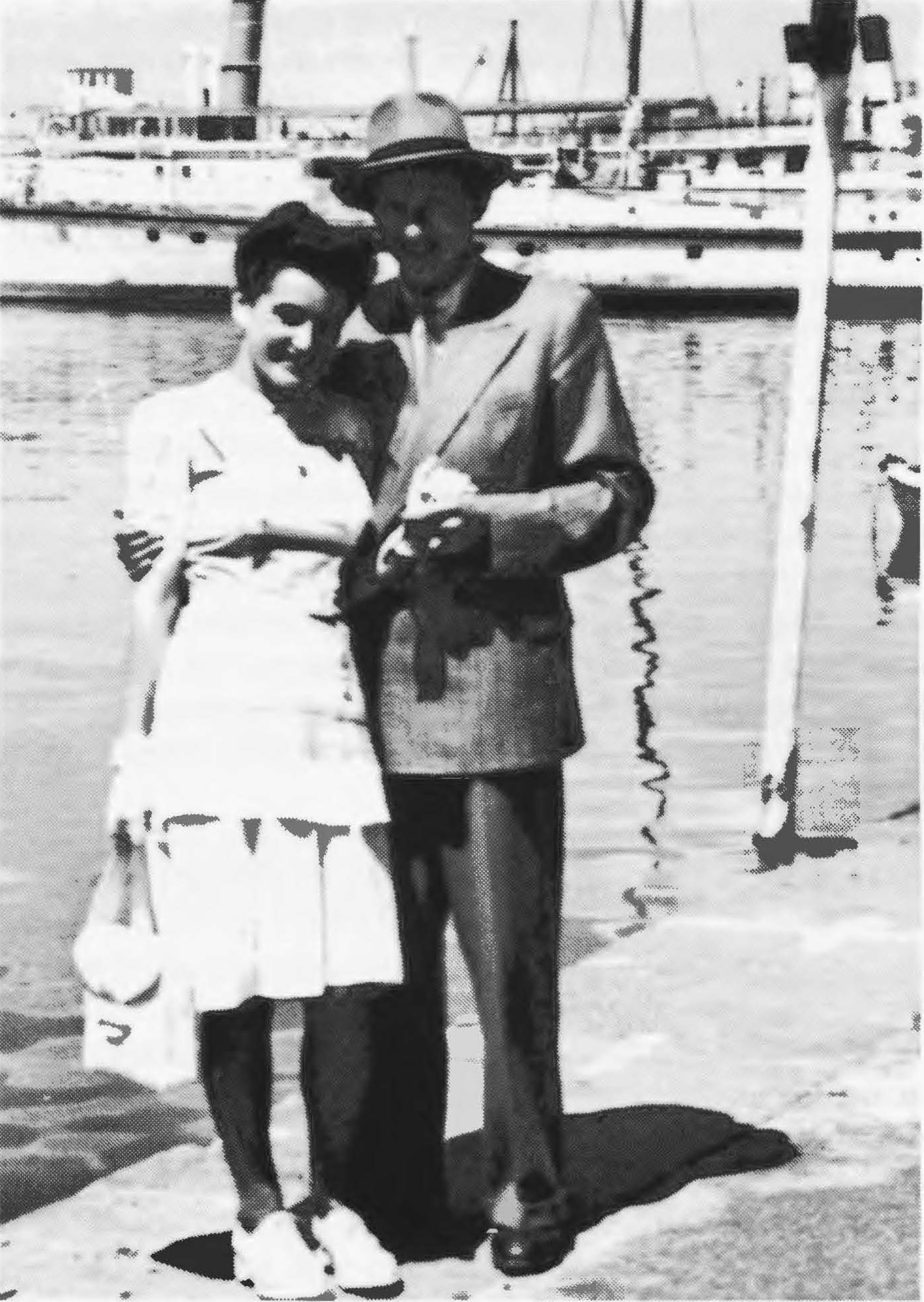 Johanna und Arnold Wochenmark in der Schweiz1945