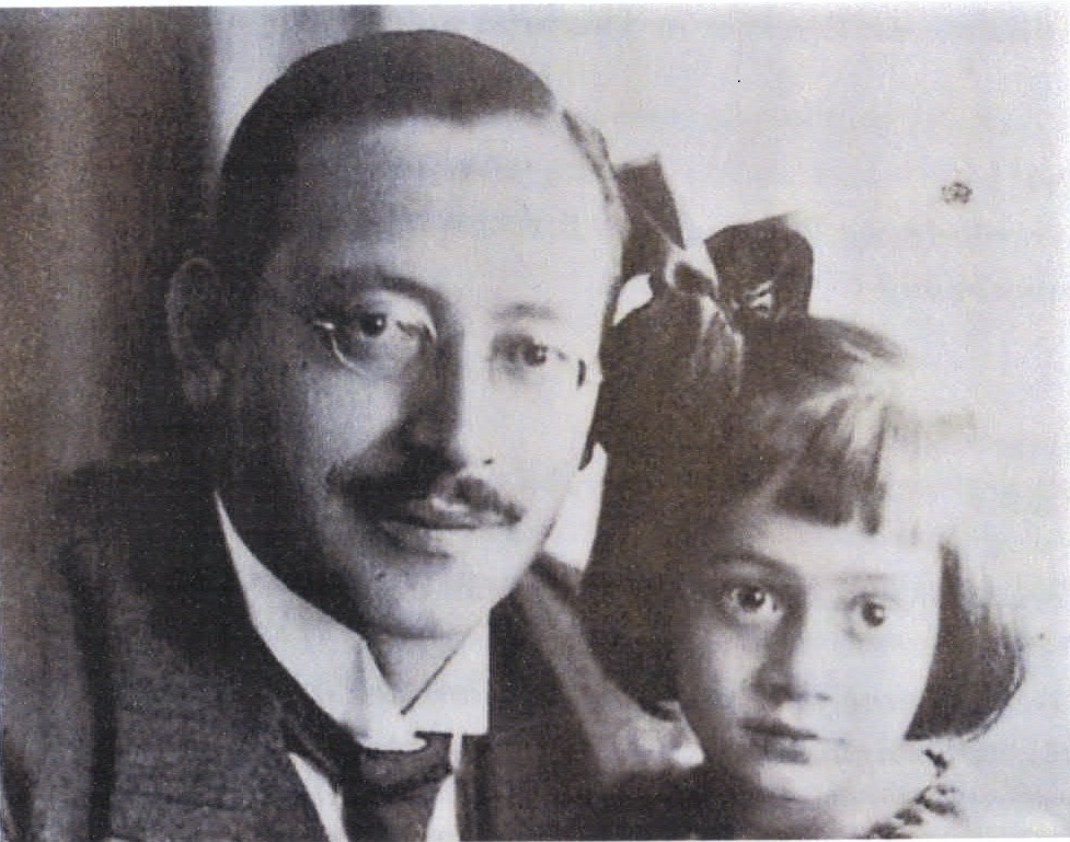 Ruth mit ihrem Vater Leon Schmalzbach