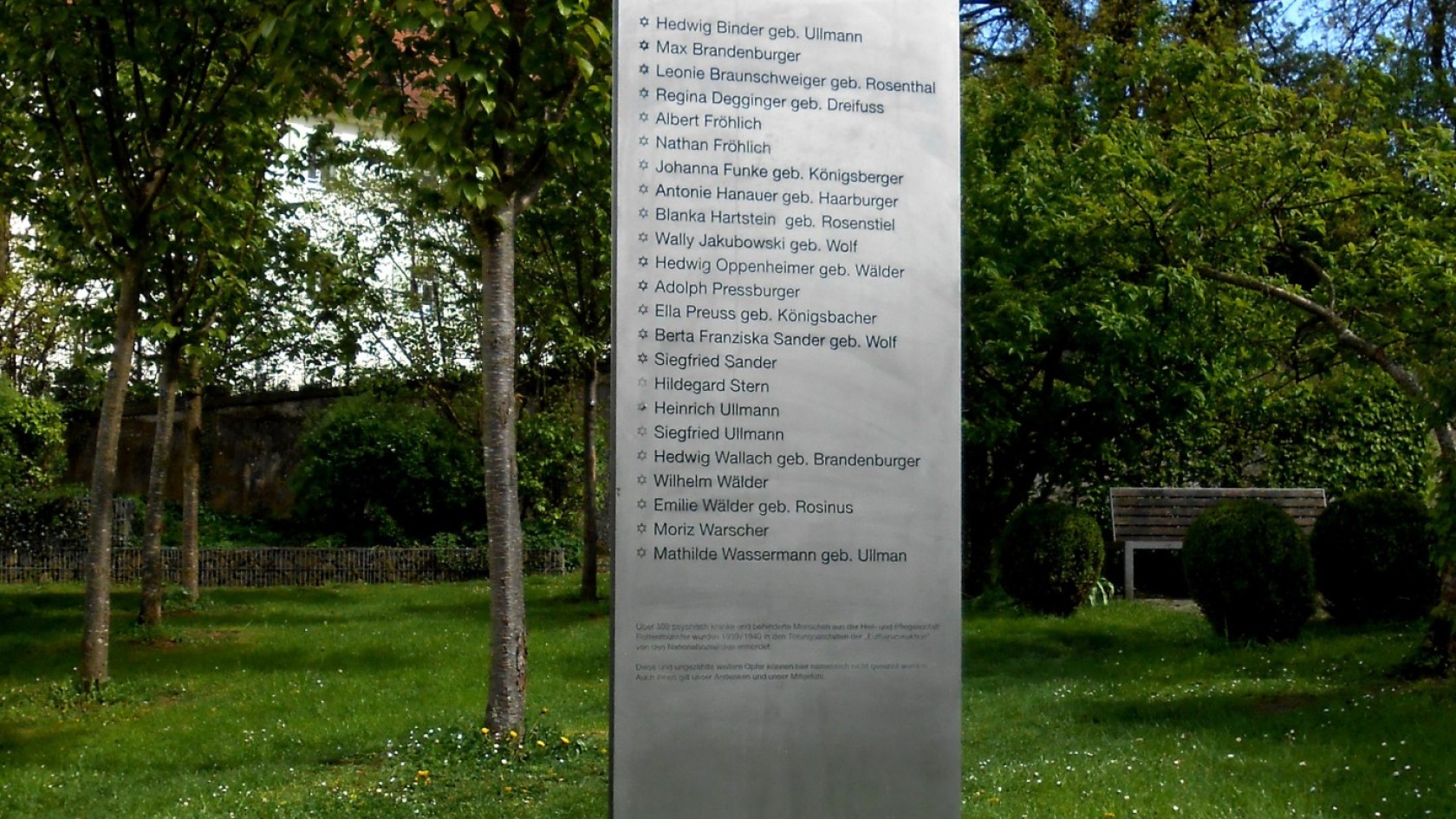 Das Baumfeld Denkmal (Rottweil)