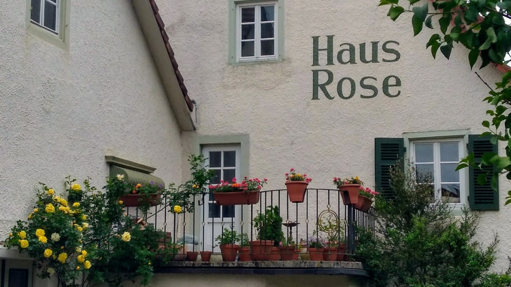 Eingang zum Gasthaus Rose (Haigerloch)