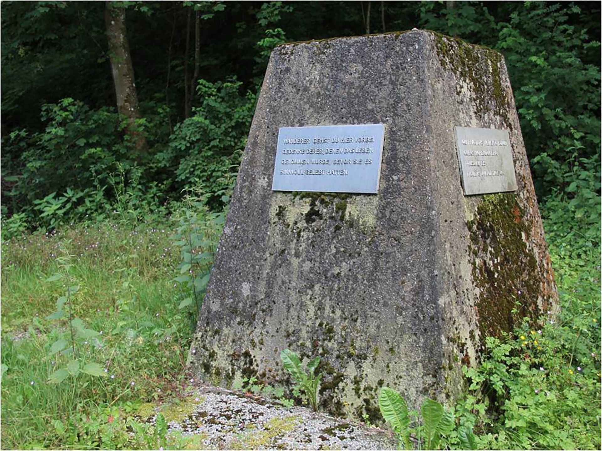 Gedenkstein (Geschichtslehrpfad Bisingen)