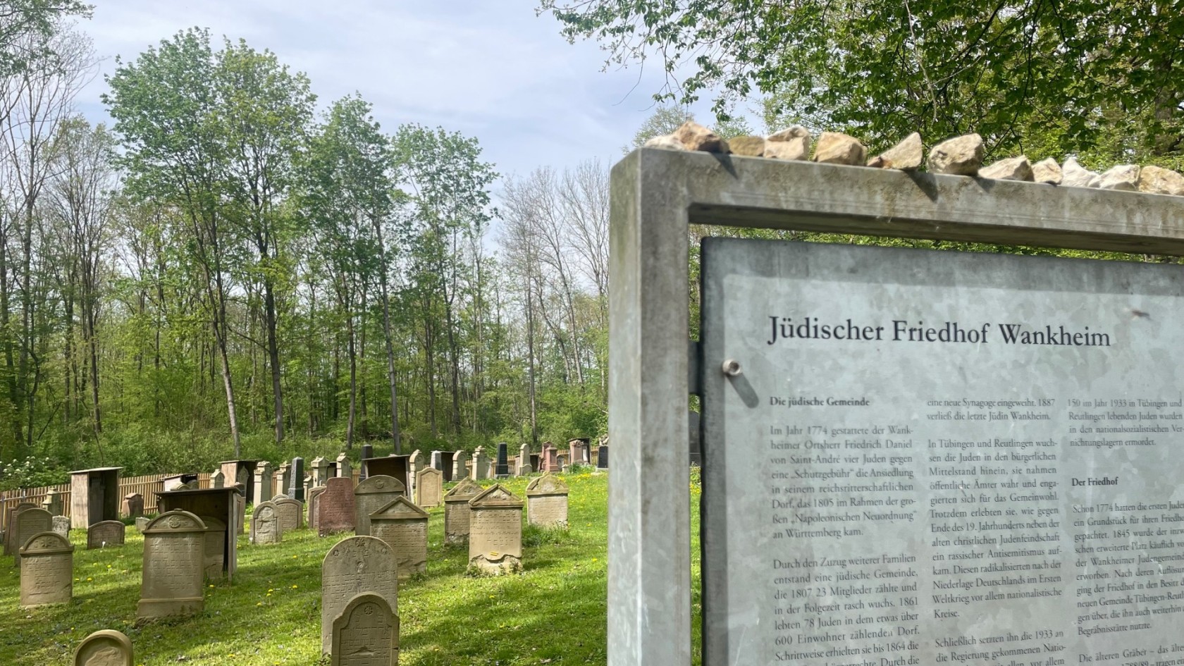 Jüdischer Friedhof Wankheim (1/2)