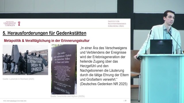 Tim Fröhlich: Über Rechtsextremismus und Geschichtsrevisionismus
