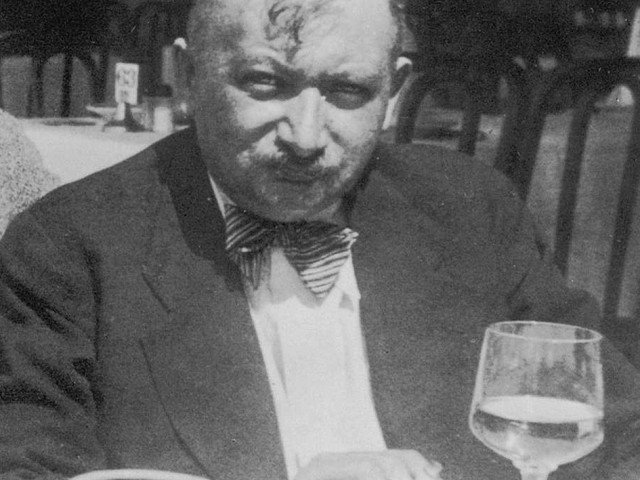 Joseph Roth, 1936 in Ostende.