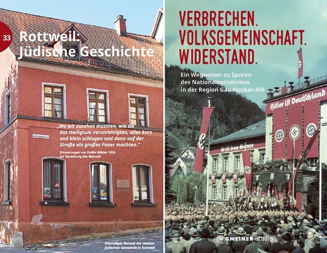 Wegweiser zu Spuren des Nationalsozialismus in der Region Gäu-Neckar-Alb