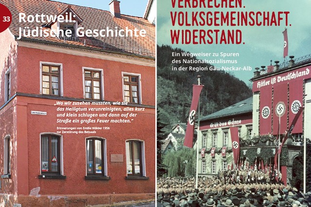 Wegweiser zu Spuren des Nationalsozialismus in der Region Gäu-Neckar-Alb